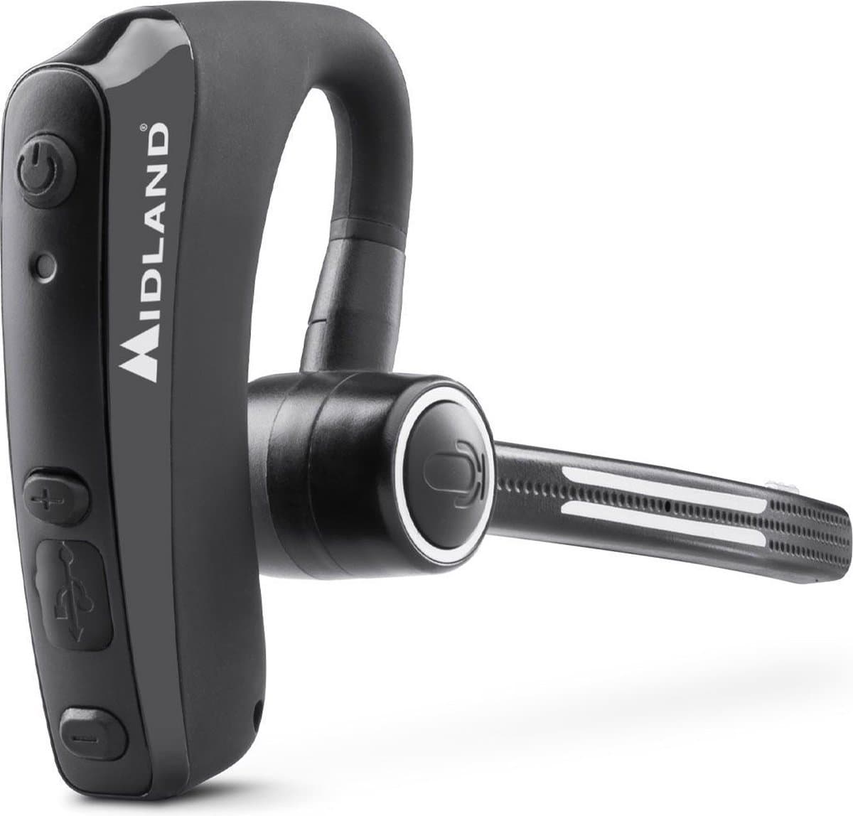 Midland Dual Bluetooth Headset C1521 met PTT voor handsfree communicatie