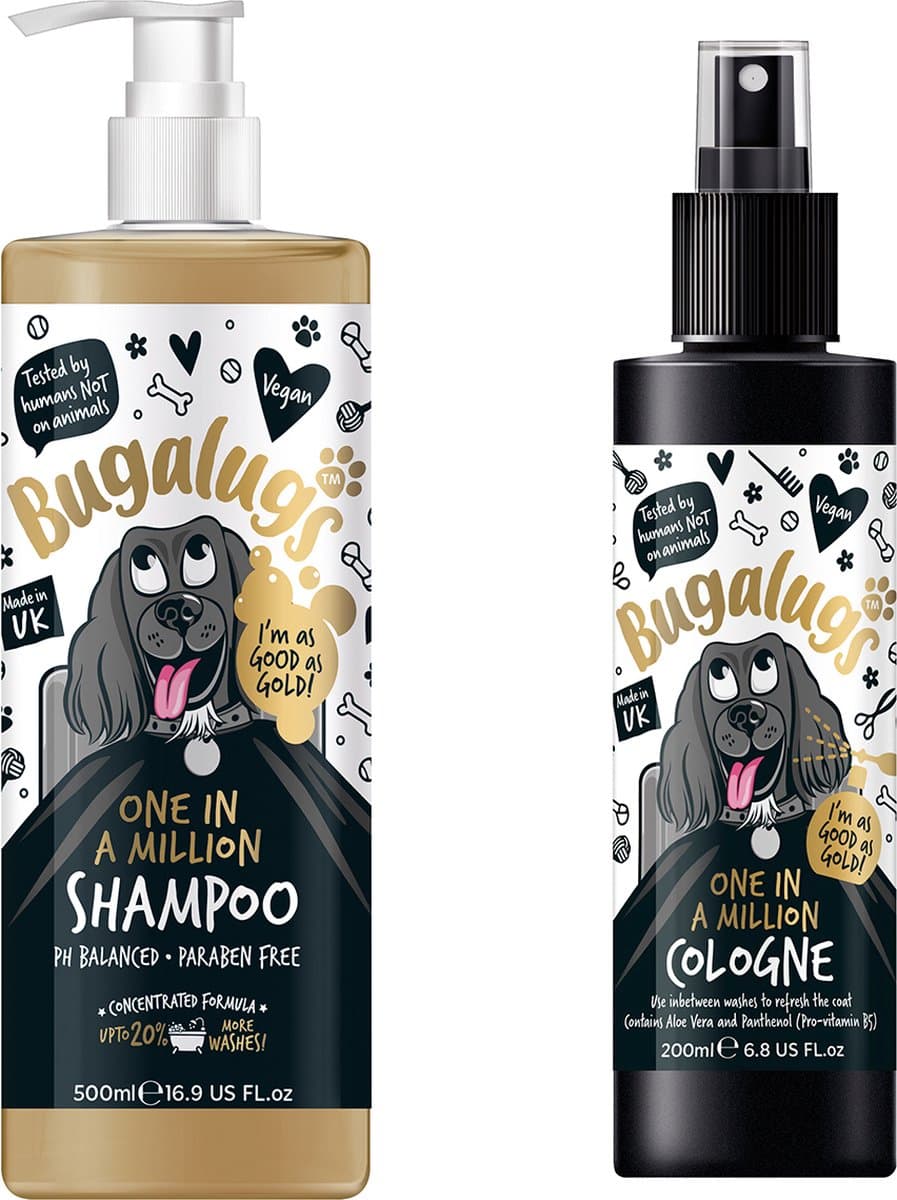 Bugalugs - Hondenshampoo en hondenparfum - One in a Million - Alle vachttypes - Vegan - Set