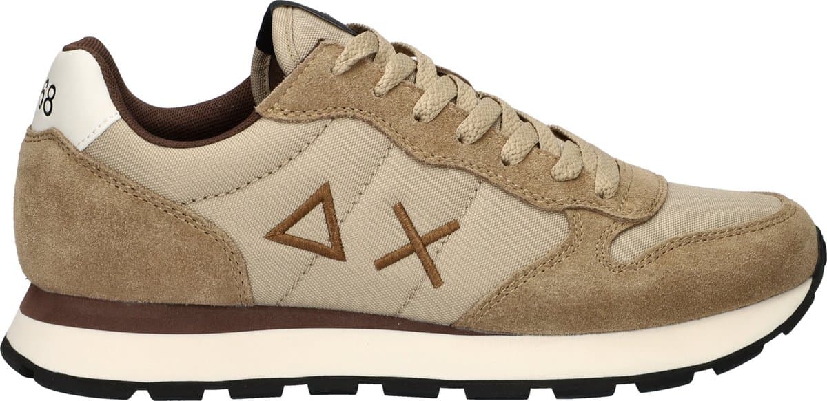 Sun68 Sneaker Tom Solid Beige - Maat 41 - Heren - Sneakers