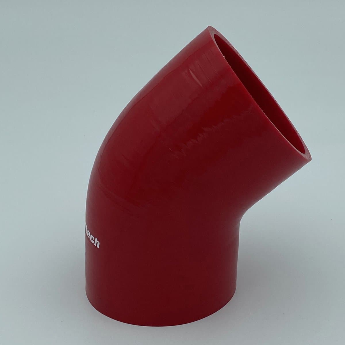 45 Graden bochten silicone - Rood, 22mm