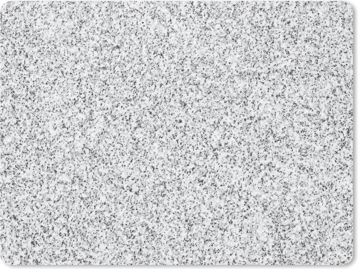 Muismat - Graniet - Zwart - Wit - Patroon - Grijs - Mouse pad - 40x30 cm