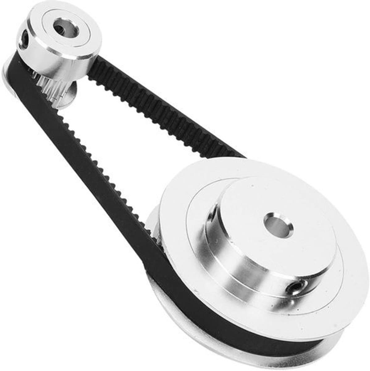 3D-printer aluminium synchrone schijf 20 & 60 tanden 6 mm boring P36-GT2-6-BF synchrone schijf met rubberen band Standaa...