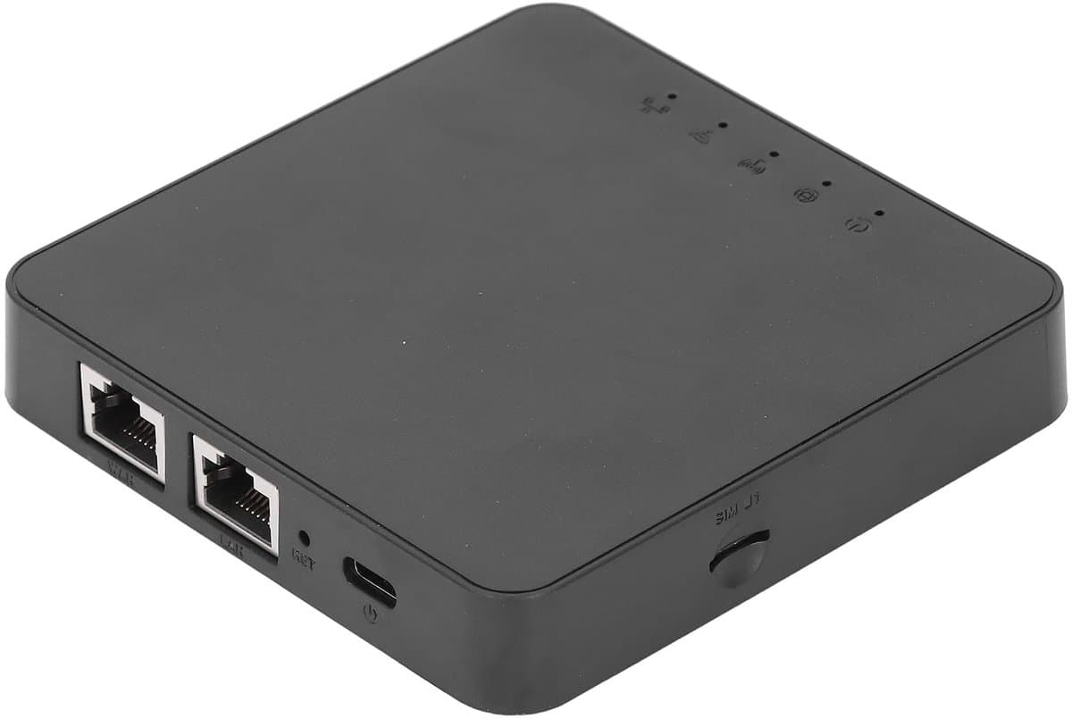 Allecto - 4G LTE Router - Compact SIM Kaart Modem met Dual Gigabit Ethernet en Tot 150Mbps Snelheid