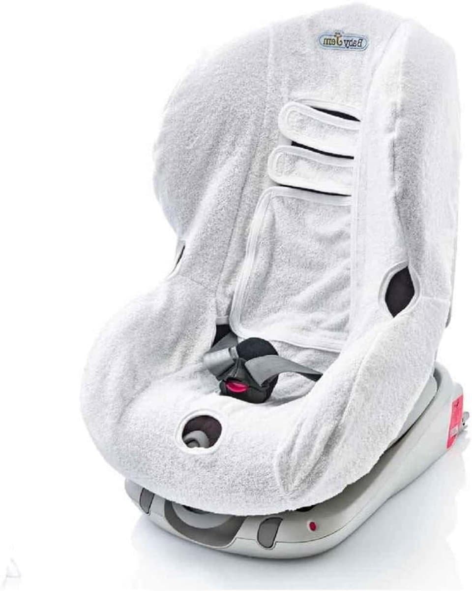 Kinderautostoelhoes - Autostoelhoes Baby - Bescherming Autostoel - Huidvriendelijk en Getest - 1 stuk - Wit