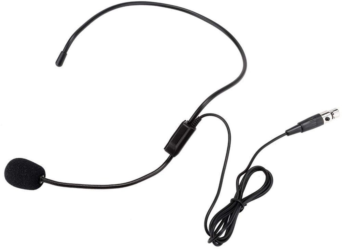 OmGoods - Dailygoody - Mini 3-polige Microfoon - Draadloze Headset - Hartvormige Richtmicrofoon - Compact - Spraakversterking - Geschikt voor Optredens en S...