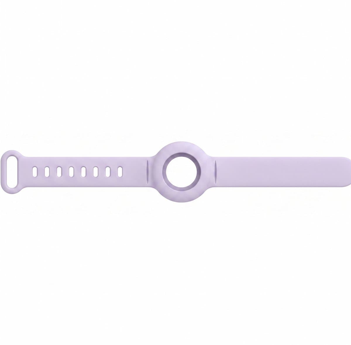 Premium Siliconen Armband geschikt voor Apple AirTag voor Kinderen - Paars - AirTag-sleutelhanger Hoesje Kind - Polsband GPS Horloge Kind - Tracker Houder Armband - Trackers Band - Kinder Horloge - Peuter - Polsband GPS Horloge Senioren - DELAGO
