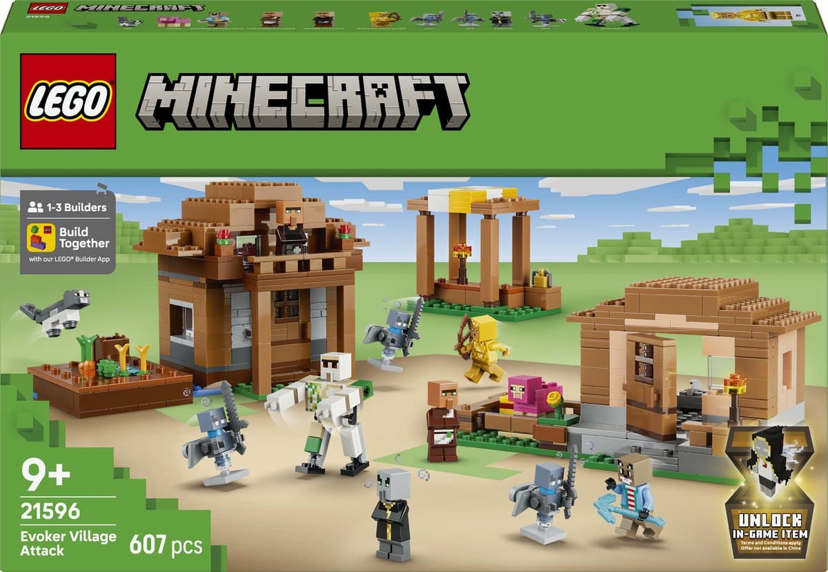 LEGO Minecraft Oproeper Dorpsaanval 21596