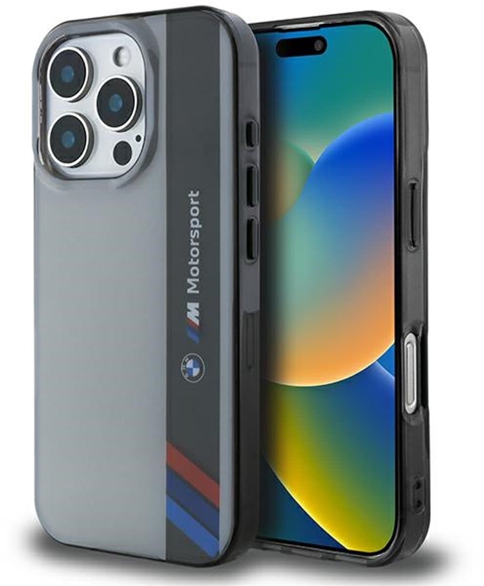BMW, Beschermhoes Geschikt voor Apple iPhone 16 Pro IML Motorsport Collectie, Grijs