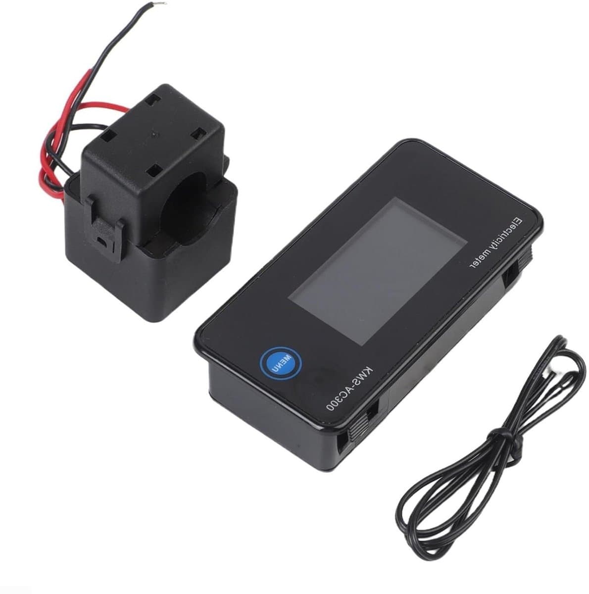 Stroommonitor - Energieteller - Energie Verbruik Meten - Real-time Data - 30kW - Wit