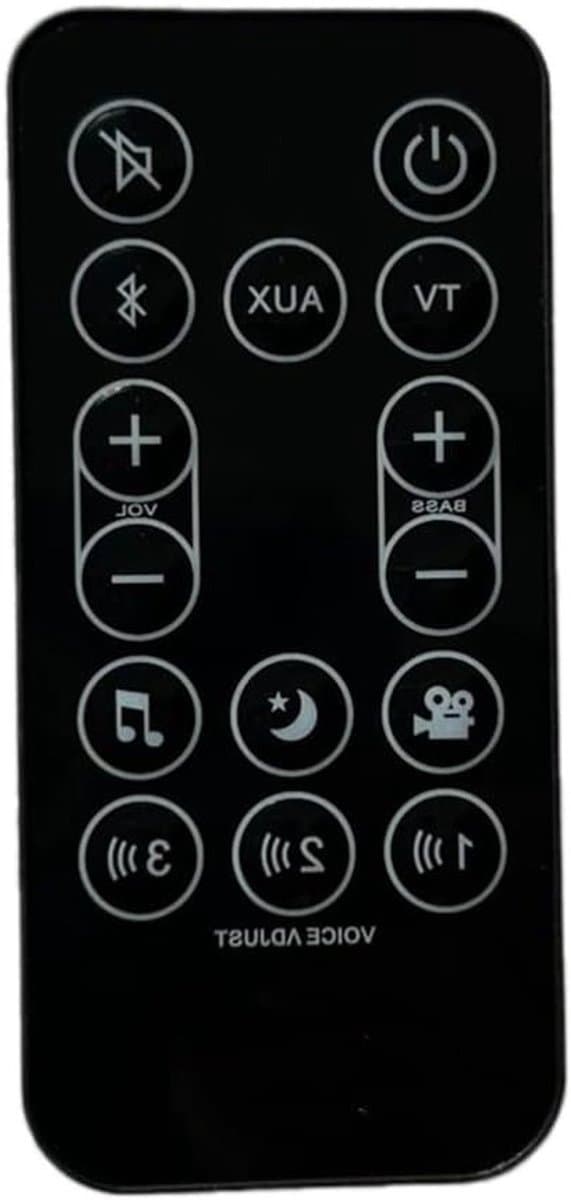 Afstandsbediening voor Polk Signa S1, S2, S3 en S4 - Geschikt voor Audio Soundbar en Geluidsinstallaties - Gebruiksvriendelijk en Betrouwbaar