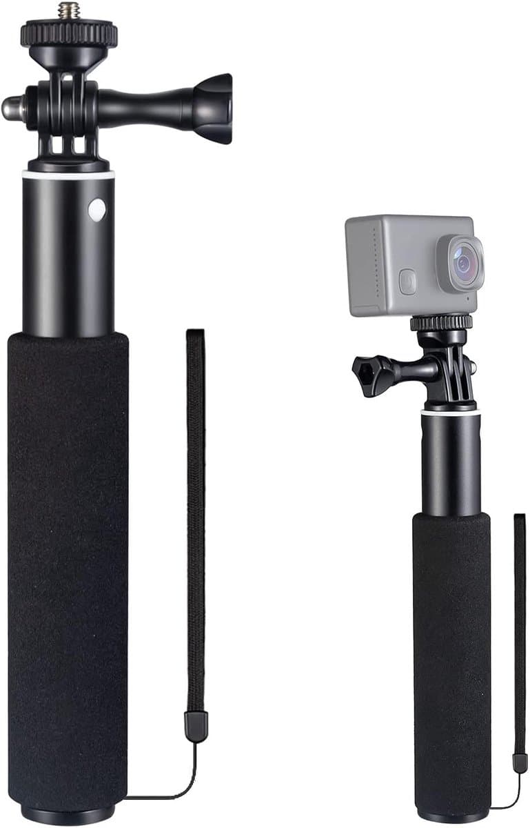 Actiecamera-selfiestick Geschikt voor GoPro/DJI/Surfola/Apexcam actiecamera's
