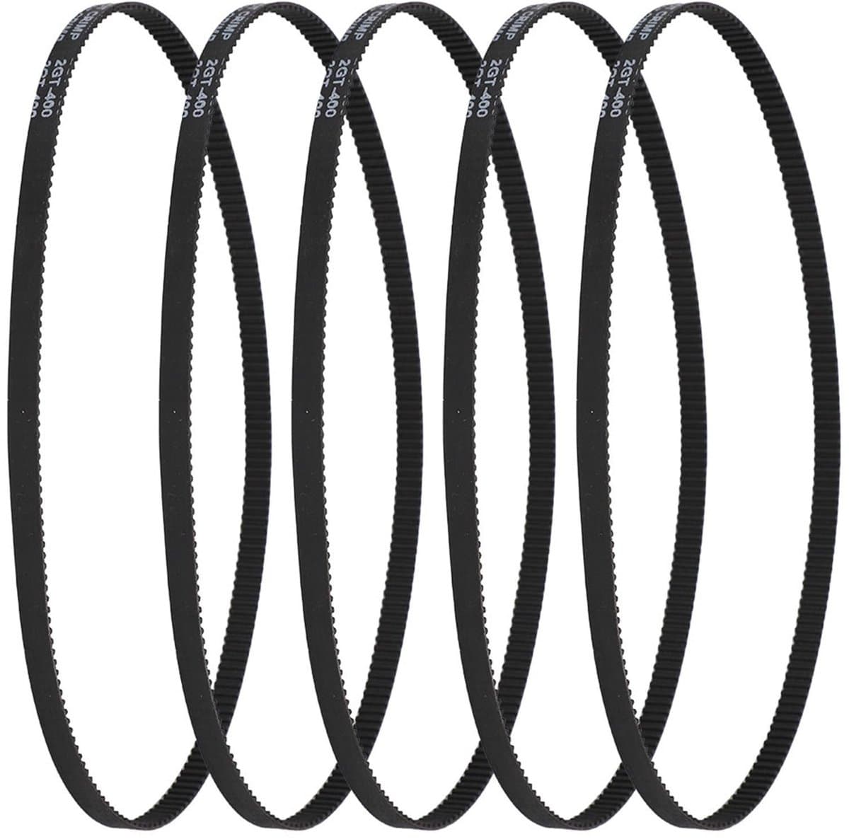 aladdien - Rubber Timing Belt - Duurzaam en Betrouwbaar - Geschikt voor 3D Printers - Hoge Kwaliteit - Precisie Onderdelen - 400MM - GT2-6