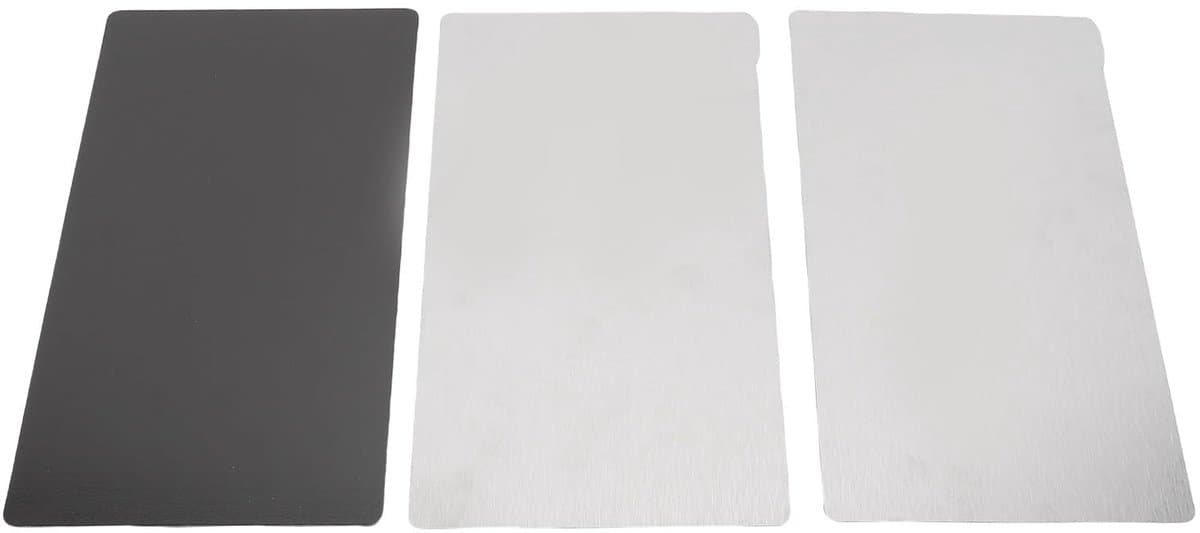 Dailygoods- Buildplaat Flexibel 228x131 mm - Set van 2 - Magnetische Basis - Geschikt voor SLA/DLP 3D-printers - Eenvoudige Installatie - 3D-printerplaat