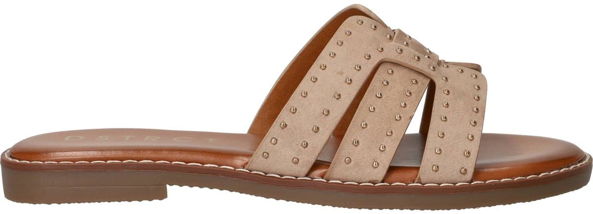 DSTRCT Slippers - Dames - Beige - Maat:36