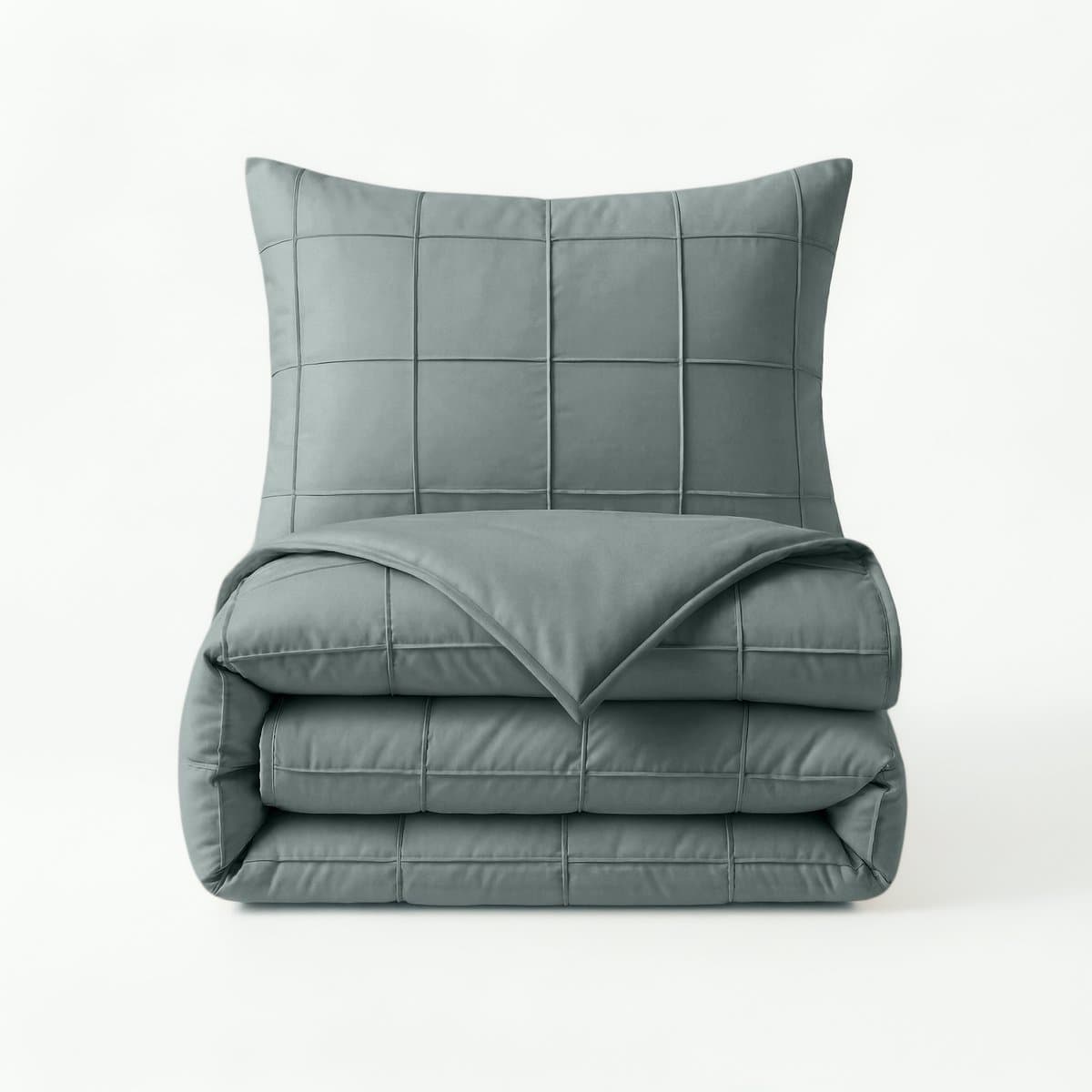 Check Pintuck Groen 200 x 220