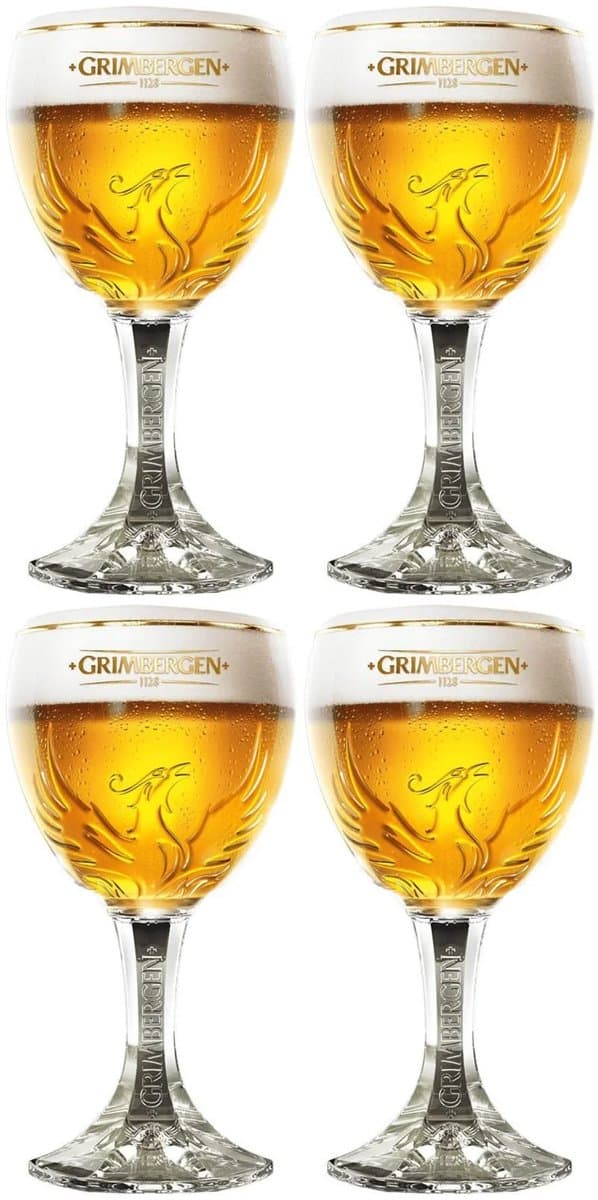 Grimbergen Bierglazen 330 ml - 4 stuks