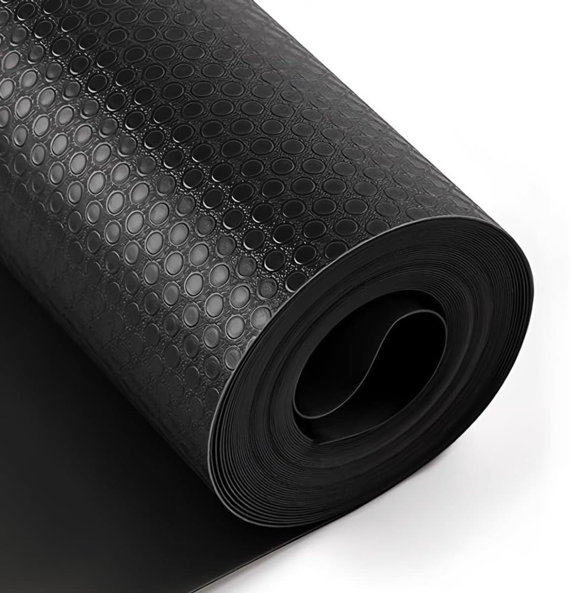 SVGCommerce - Drawer Mat - Antislip - Waterdicht en olie resistent - 45 x 500 cm - Keuken en koelkast - Zwart - Voor laden en kasten