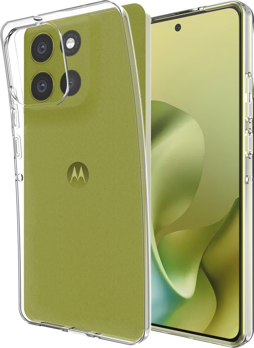 Just in Case Soft Design Motorola Moto G86 Back Cover Transparant