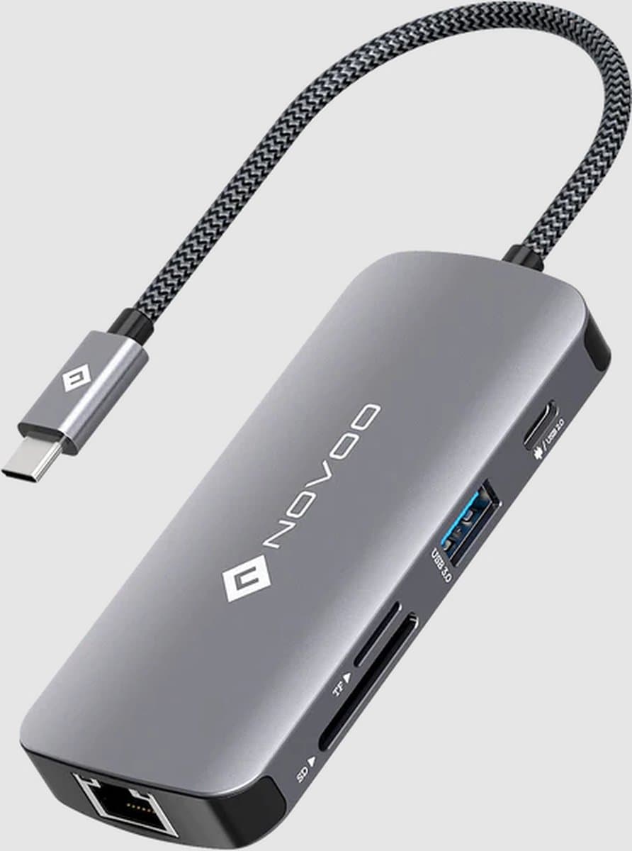 NOVOO 8 in 1 R8 Pro USB C HUB
