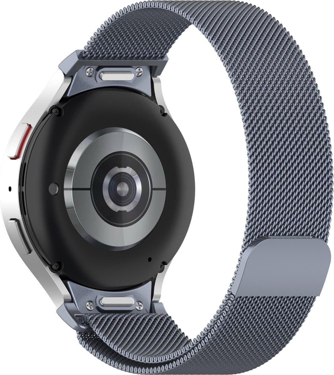 YONO Smartwatch Bandje geschikt voor Samsung Galaxy Watch 7 - 40mm - 44mm - Milanees - Grijs