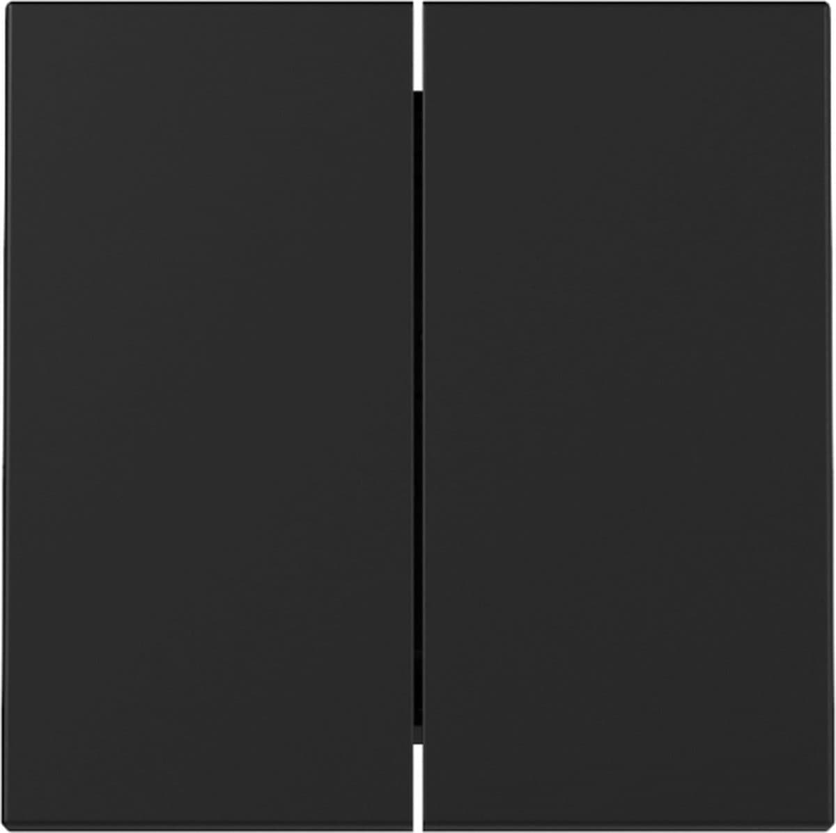 GIRA Systeem 55 Bedieningswip serie/wissel-wissel Mat Zwart 3295005 (nieuw model)