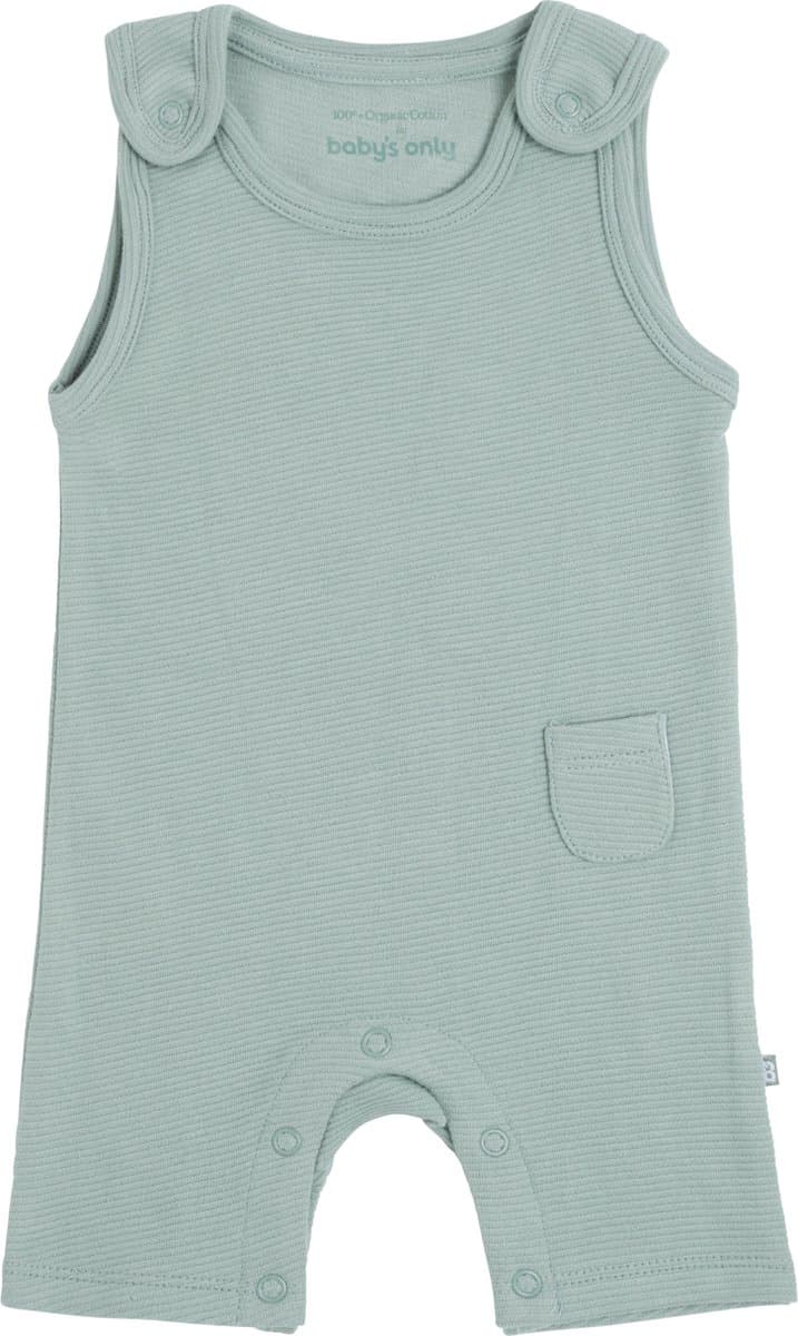 Baby's Only Salopette Pure - Dusty Green - 50 - 100% ecologisch katoen - GOTS