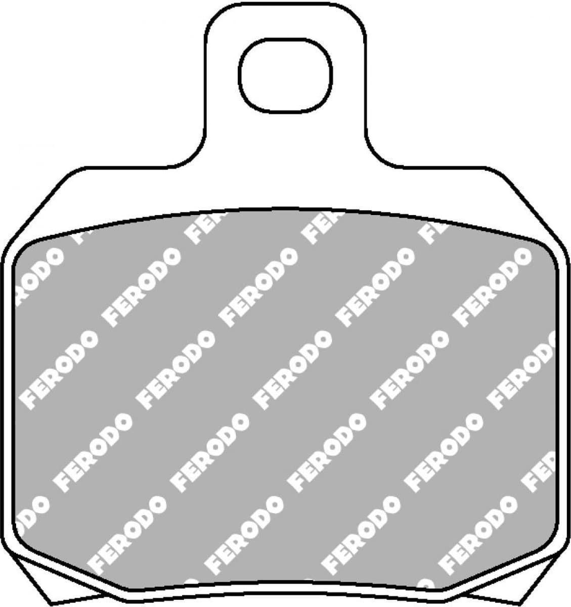 Plaquette de frein Ferodo pour Moto Ducati 1000 Multistrada 2005 à 2006 A100AB / AR Neuf