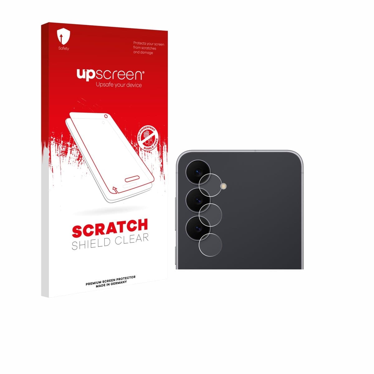 upscreen - Screenprotector voor Samsung Galaxy S25 FE Enterprise Edition (ALLEEN Camera Lens) - Folie Beschermfolie transparant