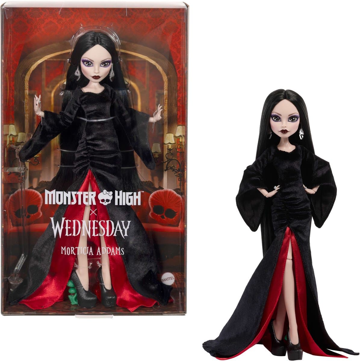 Monster High Wednesday verzamelpop - Morticia Addams