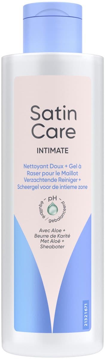 Gillette Venus Satin Care 2-in-1 reiniger + scheergel - 190 ml