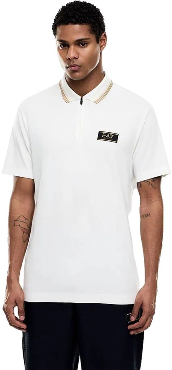 Ea7 Emporio Armani 7m001333_af13739 Korte Mouw Poloshirt Wit XL Man