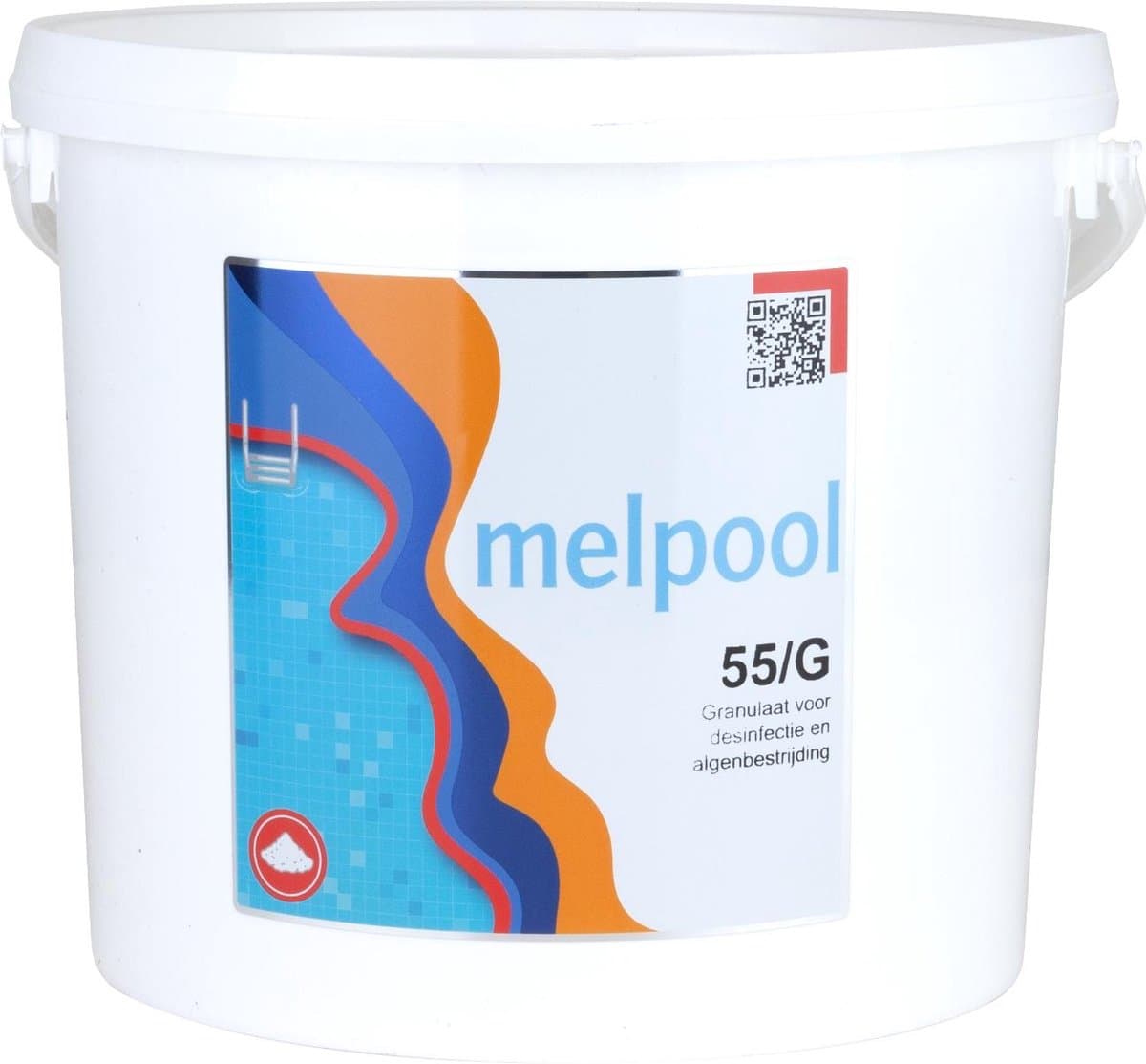 Chloor Granulaat SCP 55G - Voor zwembad, spa of hottub - 5 kilo