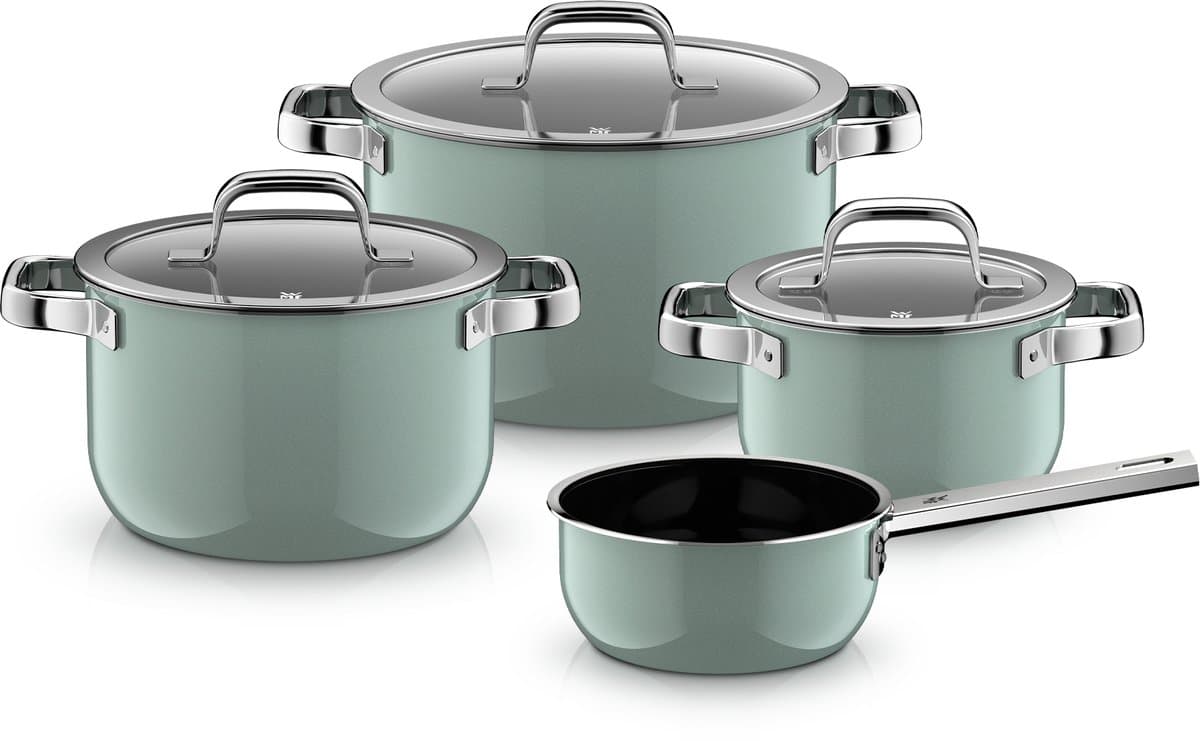 WMF Fusiontec Mineral Pro Pannenset 4-delig Eucalyptus Haze