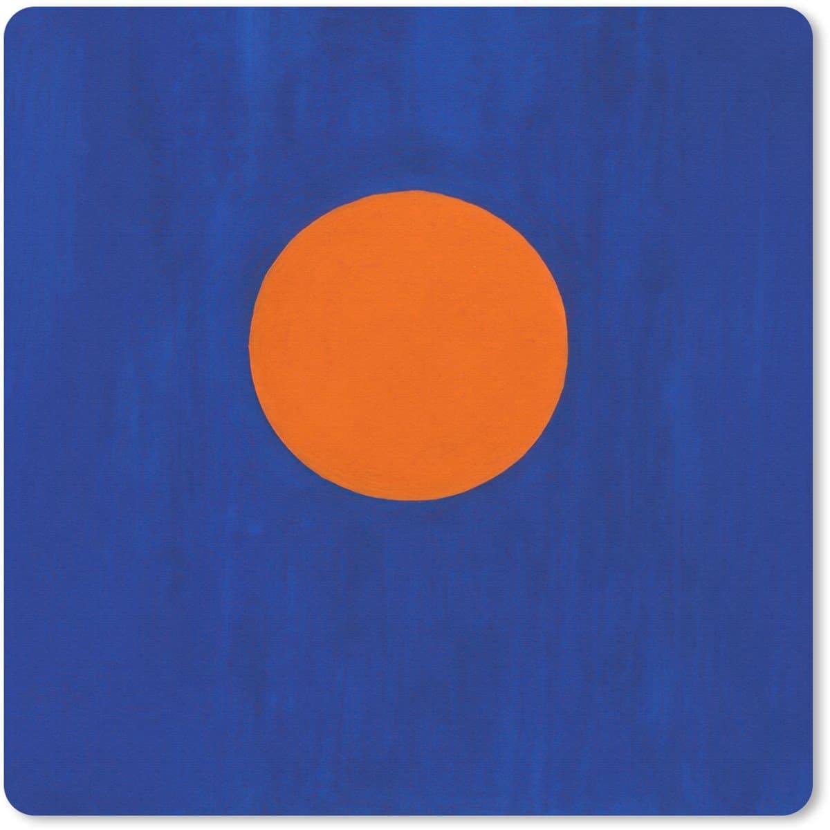 Muismat 30x30 cm - Mousepad Vorm - Rond - Minimalistisch - Blauw - Muismatten
