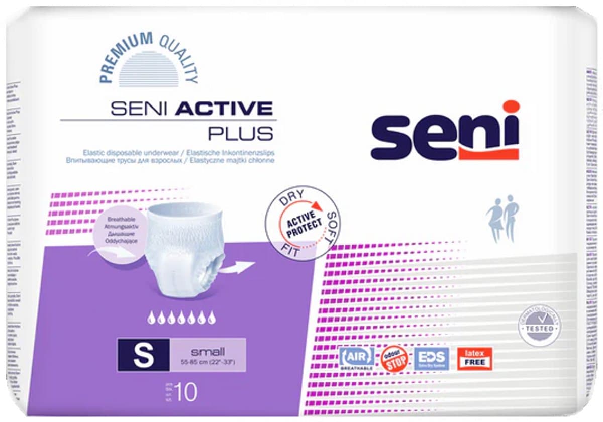 Seni Active Plus Small - 1 pak van 10 stuks