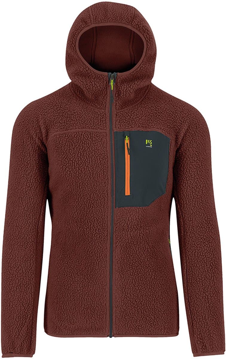 Karpos Moiazza Retrò Fleece Met Volledige Rits Rood XL Man
