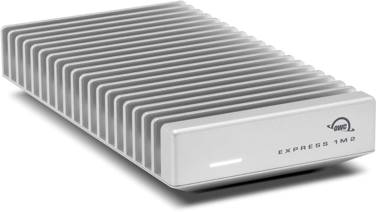 OWC Express 1M2 - Externe Draagbare NVMe M.2 SSD - USB4 (80Gb/s) - 8TB - Warmteafvoer - Zilver