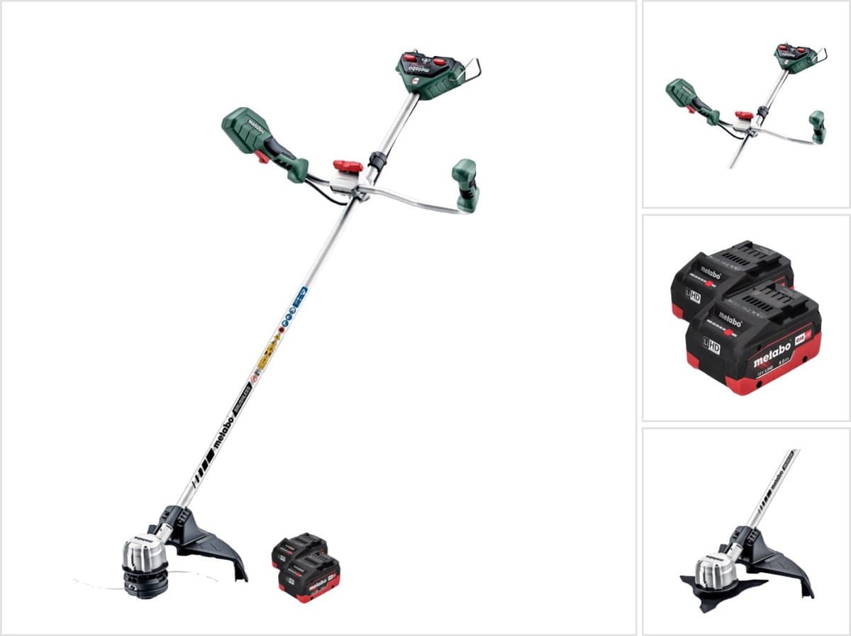 Metabo FSB 36-18 LTX BL 40 Accu-borstelfrees 36 V ( 2x 18 V ) tweehandig borstelloos + 2x accu 8.0 Ah - zonder lader