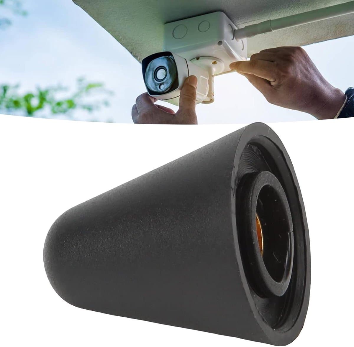 Allecto Plus - Draadloze Antenne Paddestoelhoofd 3Dbi Boosting Antenne voor Router - Waterdicht - Smart Home WiFi Bewaking