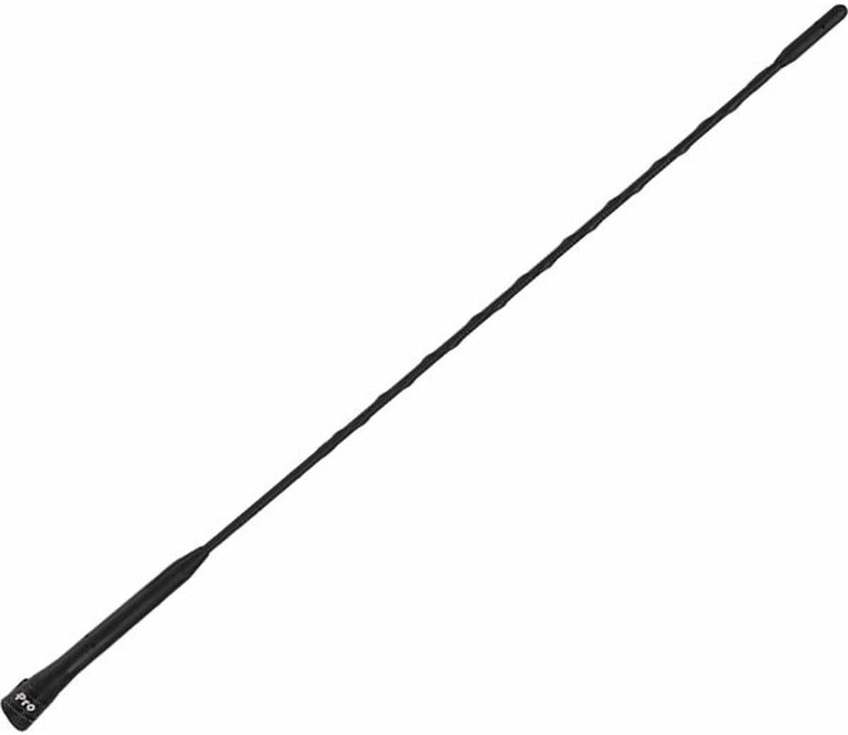 ProPlus Auto antenne - zwart - kunststof/metaal - 40 cm - universeel - M5 M6 adapter