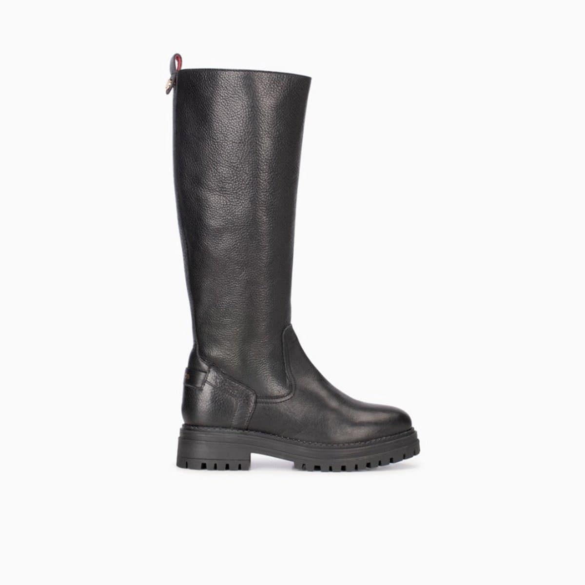 Haboob Lauren Laarzen - Leer - Dames - Zwart - Maat 40