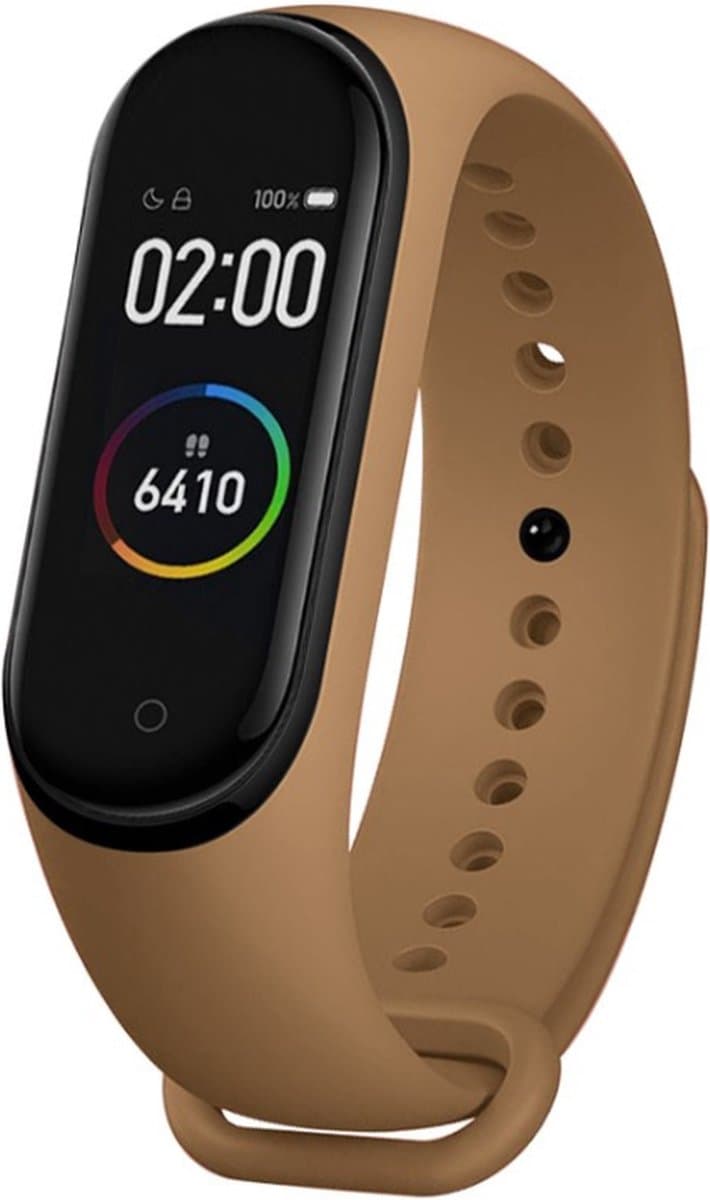 Kiraal Nova - Stappenteller - Activity Tracker - Temperatuurmeter - Bloeddrukmeter - Hartslagmeter - Smartwatch - Horloge - Heren - Dames - Nederlandse Handleiding - Bruin