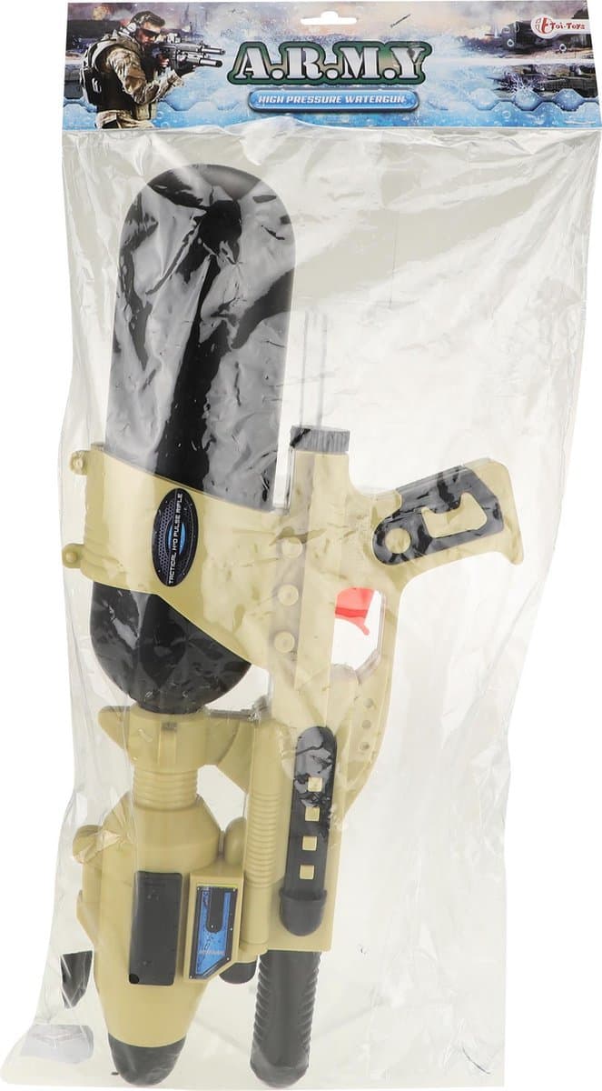 Toi-toys - Leger Waterpistool Beige/zwart 46 Cm