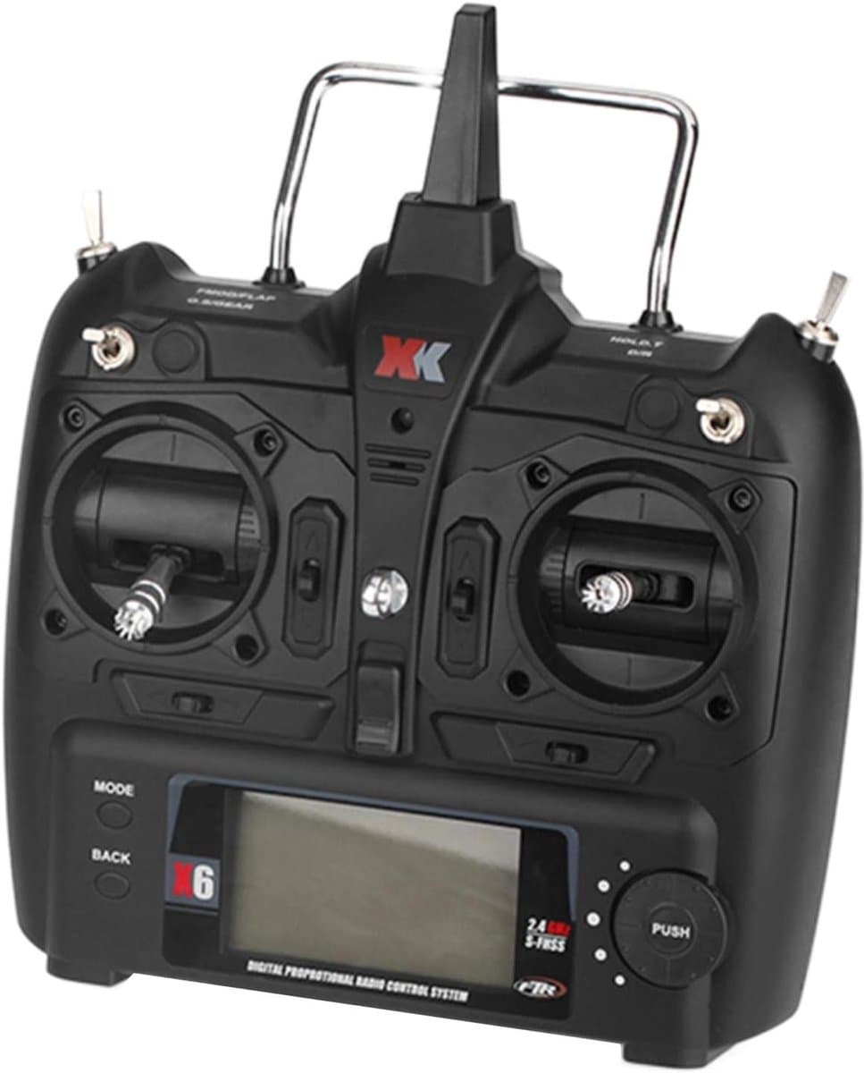 RC Controller Upgrade - Afstandsbediening Zender - RC Vliegtuigen Besturen - Ergonomisch Ontwerp - 21x20x5cm - Zwart