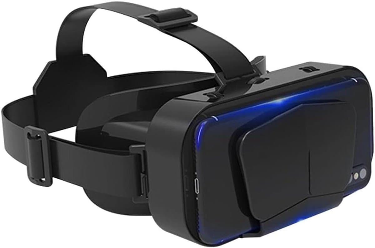 3D VR Bril - Virtual Reality Headset - Films en Games - Anti Blauw Licht - 4.7-7 inch telefoons - Zwart