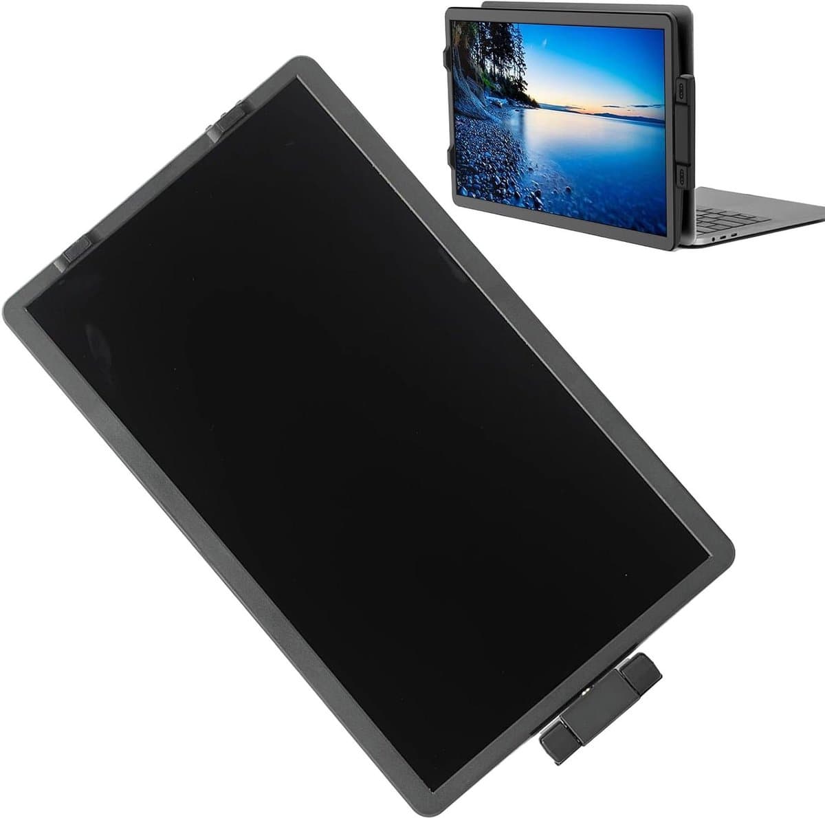 Laptopscherm Uitbreiding - Extra Monitor - Multitasken op Reis - IPS Full HD - 358 cm - Zwart