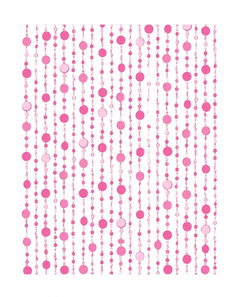 York Wallcoverings Kids CK7757 Kinderbehang Roze Kralen – Papierbehang – SureStrip – 52 x 1000 cm – 5,2 m²