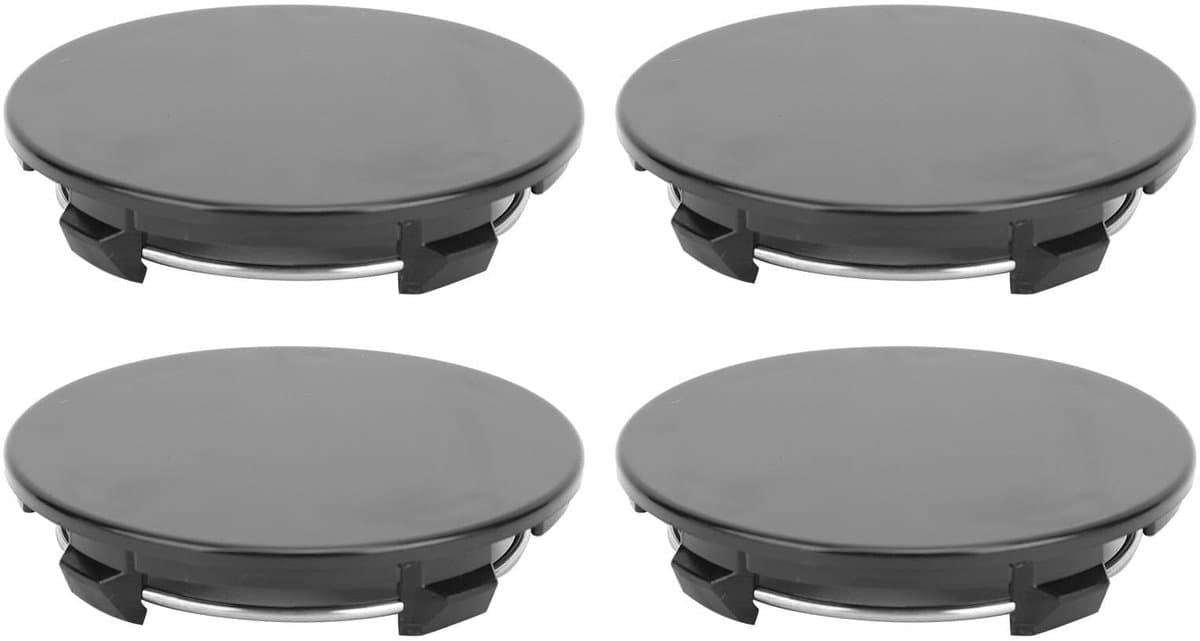 Dailygoods- Wielnaafafdekkingen 4 Stuks 70 Mm OD - 60 Mm ID - ABS - Klikontwerp - Stijlvolle Uitstraling - Eenvoudige Installatie - Naafdoppen