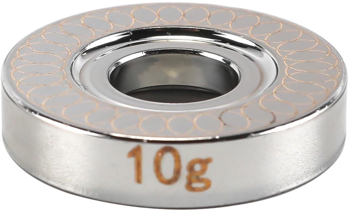 Dailygoods - 10g Biljartkeu Gewichtsring van Roestvrijstaal
