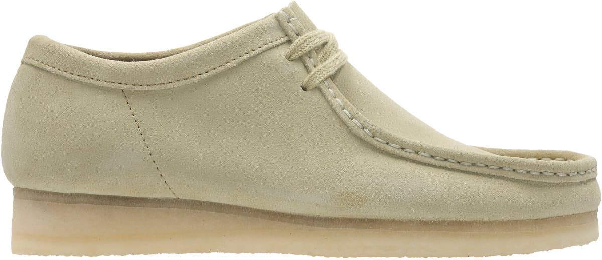 Clarks - WALLABEE - Vrije tijdsschoenenHeren veterschoenHeren sneakersCasual - Kleur: Groen - Maat: 44